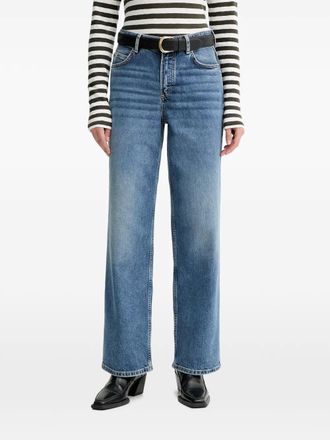 Marc O'Polo Katoenen broek - Blauw