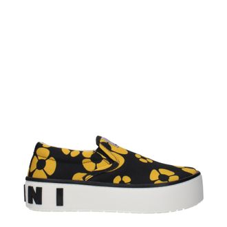 Marni Slip On Carhartt Damens Stoff Blau/Gelb