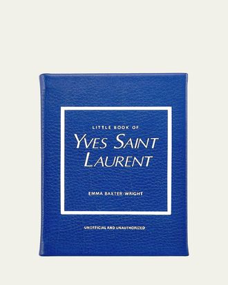 Graphic Image Little Book of Yves Saint Laurent Leather Bound Book by Emma Baxter-Wright
