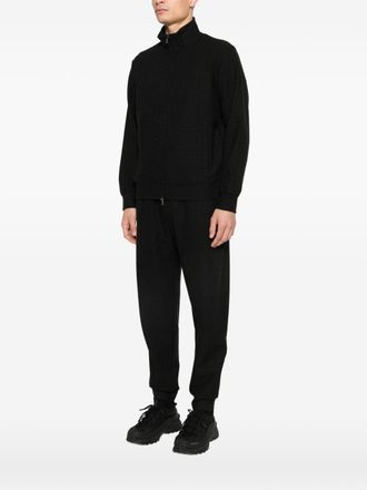 Emporio Armani Cotton Blend Sweatshirt - Black