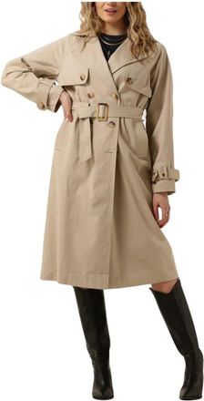 Y.A.S Yasteronimo Trenchcoat - Dames - Trenchcoats - Beige - XL - Katoen - Jassen
