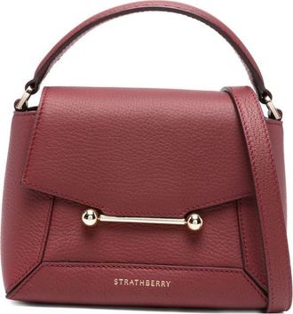 Strathberry Mosaic Nano Grain Oxblood Bags