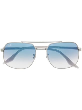 Ray-Ban Occhiali da sole oversize - Argento
