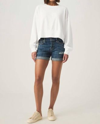 Splendid Hayden Pullover Sweatshirt In White