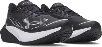 Under Armour UA Velociti Distance Running Shoe in Black/black/white at Nordstrom, Size 11.5