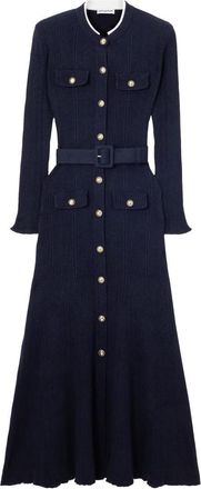 Self Portrait Midi Dress With Belt