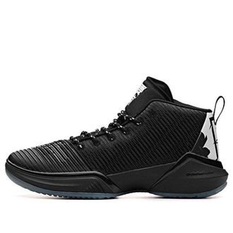 Anta High Top Basketball Shoes Black Blue 11831111-1