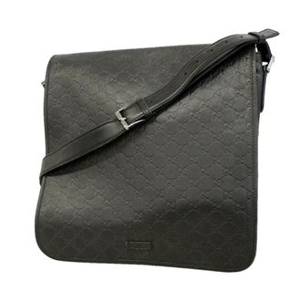 Gucci Black Leather Shoulder Bag (Pre-Owned)