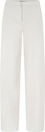 Drykorn High-Waist Wide-Leg Broek - Dames - Straight fit broeken - Beige - W27 L34 - Katoen - Broeken