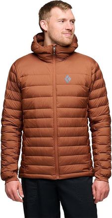 Black Diamond Access Down Hooded Jacket - Mens in Clay at Nordstrom, Size X-Large