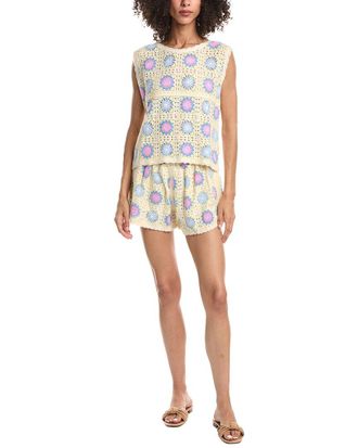 ANNA KAY Anna Kay 2Pc Fleur Top & Short Set