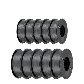 OEM Filamento Para Impresora 3d, Material Petg No T&oacute;xico, Excelente Resistencia, Gris