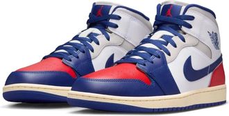 Nike Air Jordan 1 Mid DQ8426-102 Sneakers Mens White Lifestyle Shoes MEW694