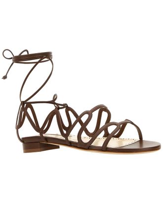 Manolo Blahnik Leather Sandal