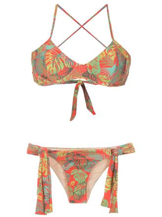 Amir Slama Bikini con stampa - Rosso