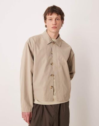 Asos Giacca da abito oversize color pietra-Neutro