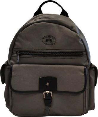 La Martina Multitasca Rugzak Grijs - Dames - Rugzakken - Grijs - ONE Size - Polyester - Tassen