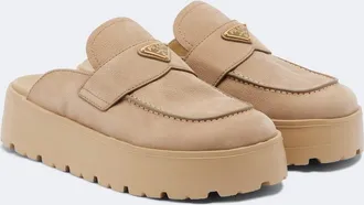Prada Suede mules