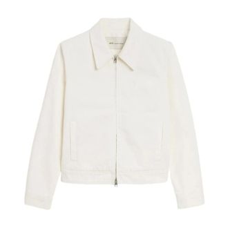 Ami Chaqueta Harrington con cremallera - Jackets - Hombre - Blanco - L