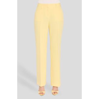 Tahari by ASL Wide Leg Pants in Buttercup at Nordstrom, Size 2