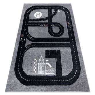 RugsX RugsX Fun Rug in Grey | Size: 180 cm x 270 cm