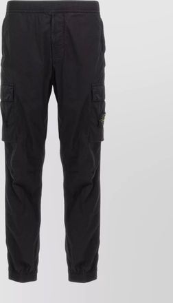 Stone Island logo patch cargo pants