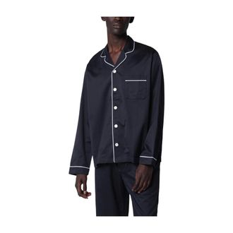 Tekla Hombre, Pijama, Azul, Talla: 2XS