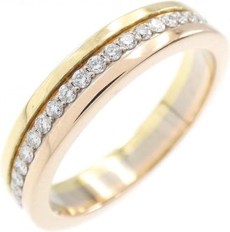 Cartier Louis Cartier Yellow Gold (18K) Pink Gold (18K) White Gold (18K) Band Ring (Pre-Owned)