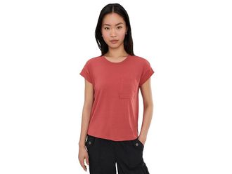 Columbia Daniela Falls Short Sleeve Womens Workout Washed Red : 2XL, Elastane/Polyester