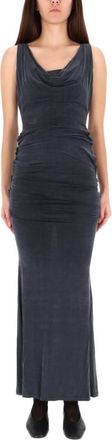 Vivienne Westwood Black Cowl Neck Maxi Dress