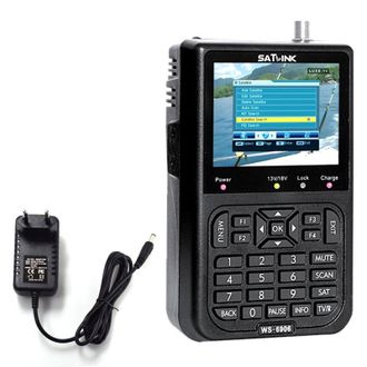 OEM Satlink Ws6906 - Detector Digital De Se&ntilde;al Satelital Con Pantalla Lcd De 3,5 Pulgadas