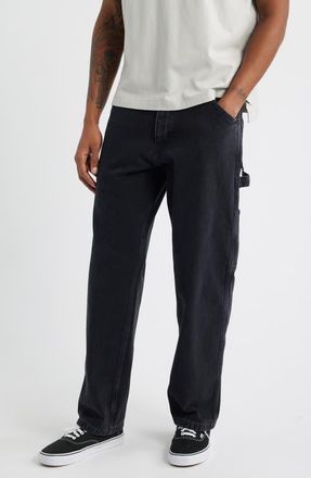 Stan Ray OG Painter Jeans in Stonewashed Black Denim at Nordstrom, Size 34