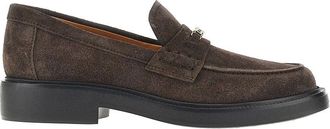 Tod's Mocassini in camoscio con logo - - Shoes - Uomo - Marrone - 38 EU