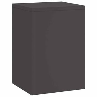 Berkfield Home Outdoor Plant Stands Pillar 3 pcs Black Steel