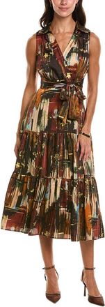 Tahari by ASL Tahari Asl Printed Midi Dress