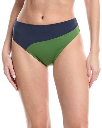 WeWoreWhat Weworewhat High-Rise Colorblock Bikini Bottom