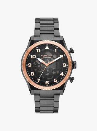 Michael Kors Oversized Panorama Two-Tone Watch