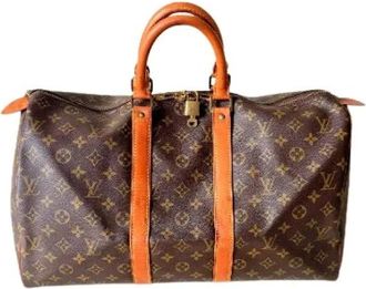 Louis Vuitton Pre-owned Weekend Bags, female, Brown, Size: ONE SIZE Pre-owned Keepall 45