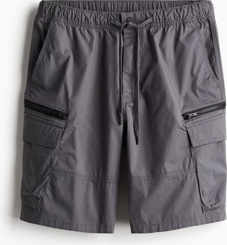 H&M Cargoshorts in Regular Fit - Grau