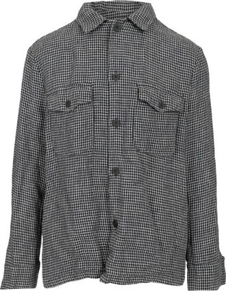 Original Vintage Stretch Katoenen Overshirt - Heren - Zomerjassen - Blauw - 2XL - Katoen - Jassen