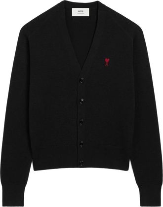 Ami Ami De Coeur wool cardigan - men - Wool - M - Black
