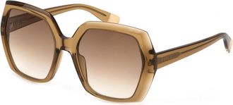 Furla SFU620V 0D67 Womens Sunglasses Brown Size 56