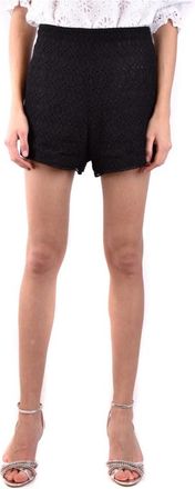 Philosophy di Lorenzo Serafini Zwarte Katoenen Shorts Lente/Zomer - Dames - Bermuda - Zwart - S - Katoen - Korte Broeken