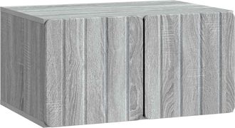 vidaXL Mueble De Tv De Pared 59,5 X 41 X 30 Cm Sonoma Gris Vidaxl