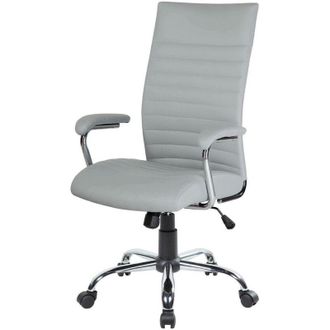 Dmora Silla De Oficina Ddim, Sill&oacute;n Presidencial Con Reposabrazos, Silla De Oficina Ergon&oacute;mica, 63x65h108/118 Cm, Negro - Dmora