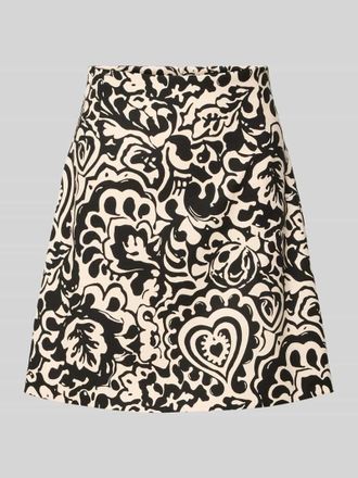 Max Mara Minirock mit Strukturmuster Modell LIGNANO in Black, Größe 42