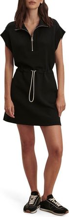 Varley Avaya Half-Zip Minidress in Black at Nordstrom, Size X-Small