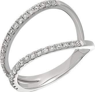 Bony Levy Diamond Statement Stack Ring in 18K White Gold at Nordstrom Rack, Size 6.5