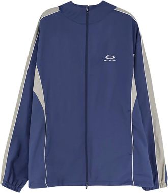 Balenciaga Light Jackets, male, Blue, Size: M Tracksuit Jacket