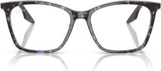 Ray-Ban 52mm Cat Eye Optical Glasses in Blue Havana at Nordstrom